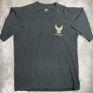 Vintage Harley Davidson Graphic Tee Mens XXL Eagle Short Sleeve Black